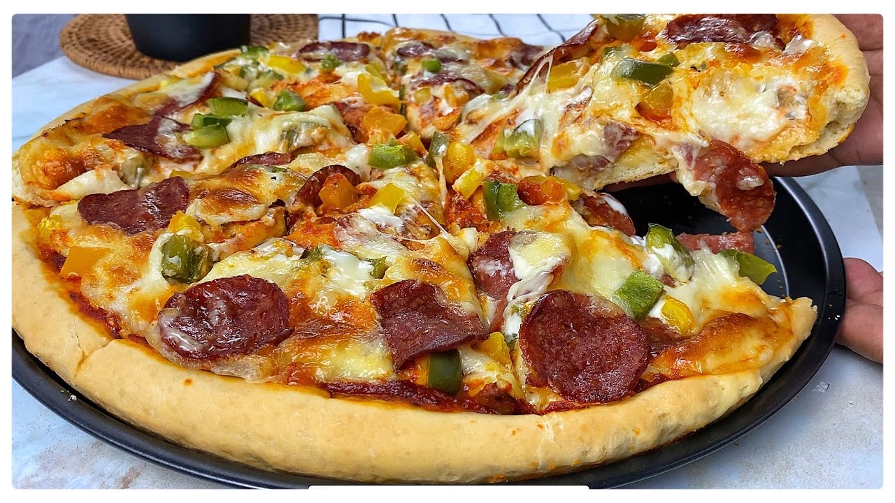 Resepi pizza homemade yang mudah   /resepi pizza mudah dan sedap