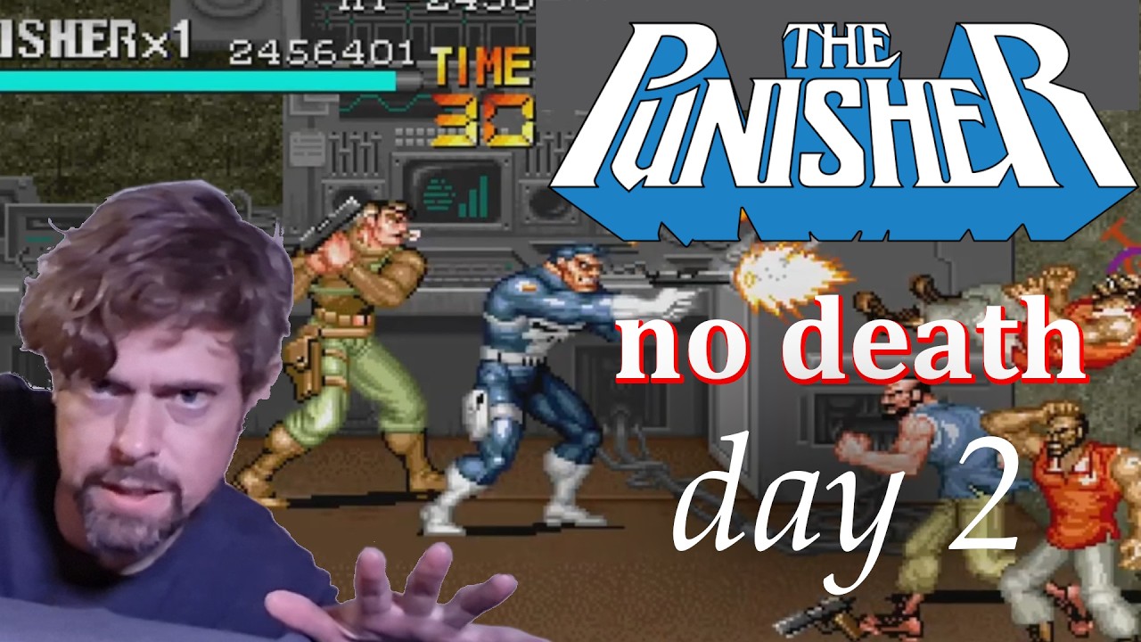 The Punisher Arcade No Death Attempts Day 2