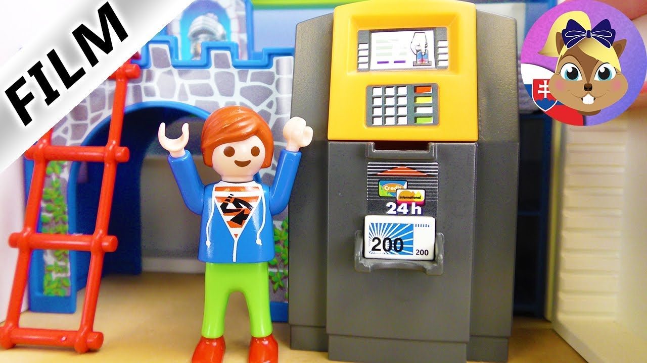 Playmobil po slovensky | JULIÁNOV DOMÁCI BANKOMAT. ZLEPŠOVÁK NA VRECKOVÉ! | Detský film | Vrabcovci