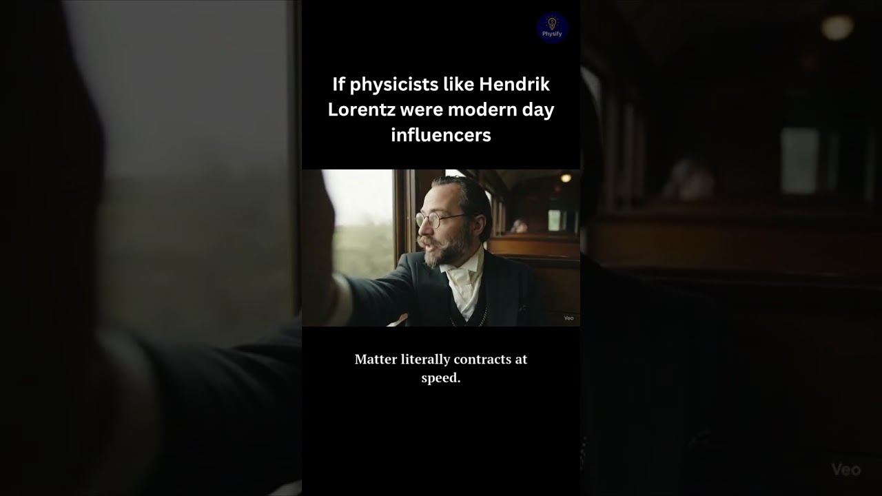 If physicists like Hendrik Lorentz were modern-day influencers