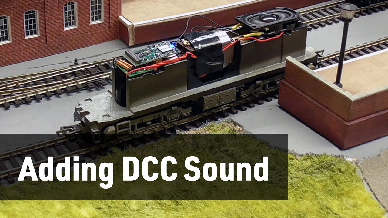 Добавление звука SoundTraxx DCC к Class 20