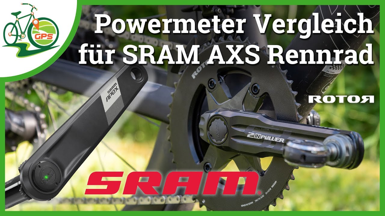 Bester Powermeter für SRAM AXS Roadbike 🚴 Test & Vergleich 📋 ROTOR & SRAM Force, RED, Rival, Apex