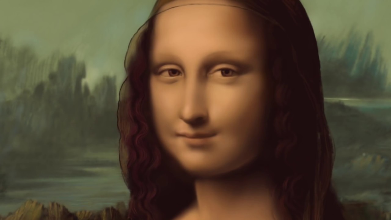 Mona Lisa iPad Painting | Tomasz Welna