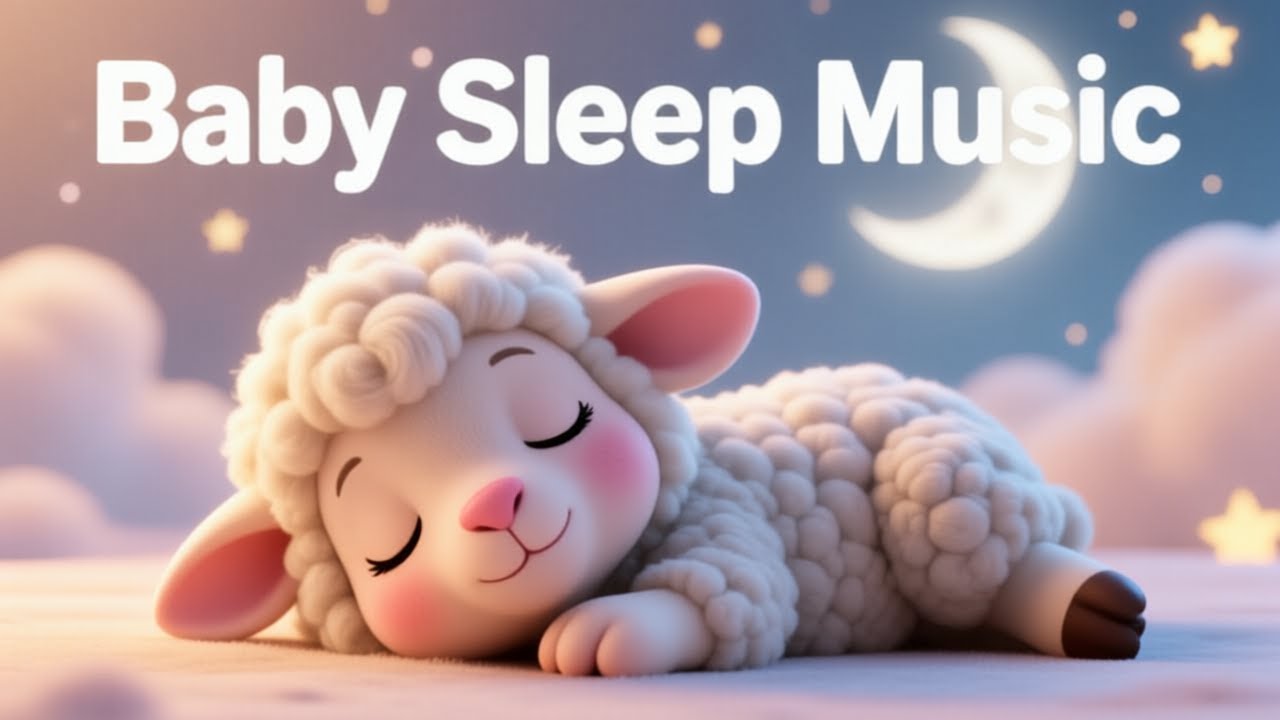 Calming Music for Babies 0–3 🐑 | Puffa’s Soft Instrumental Lullaby
