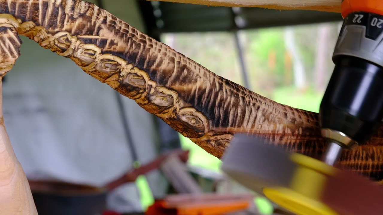 Chainsaw carving an octopus! 