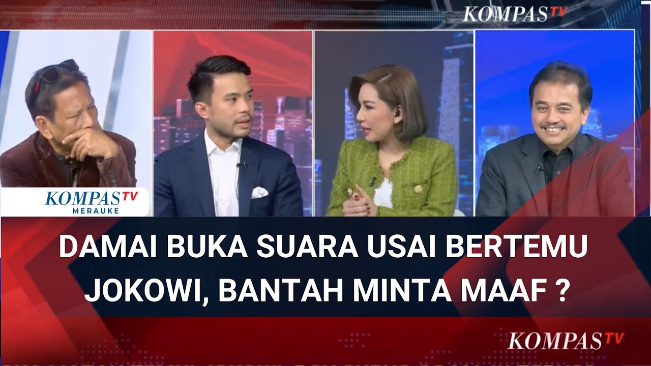 Damai Hari Lubis Paparkan Usai  Bertemu Jokowi di Depan Roy Suryo & Kuasa Hukum Jokowi, Minta Maaf ?