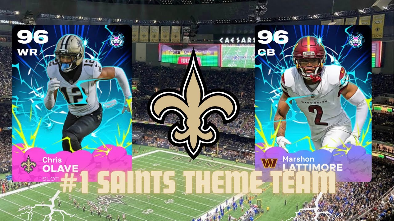 THE NUMBER 1 SAINTS THEME TEAM MADDEN 26 UT‼️⚜️