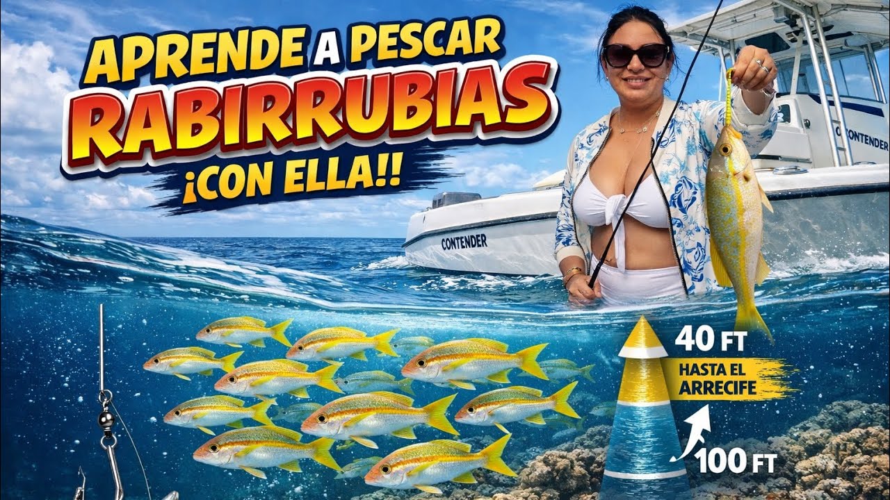 Rabirubias🎣ansuelos,carnada,y profundidad pesca/limpieza/cocina en LICK IT BBQ