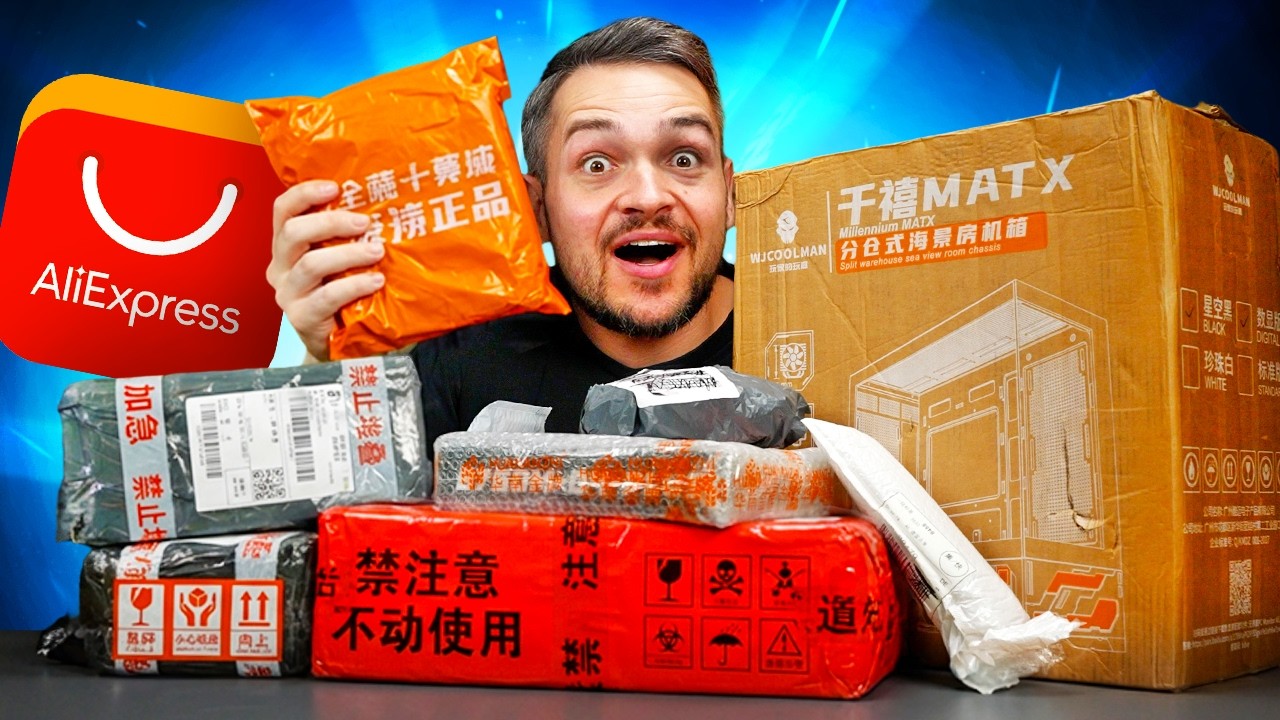 ENDLICH!! Der 1500€ AliExpress GAMING PC ist da… #GamingSchrott