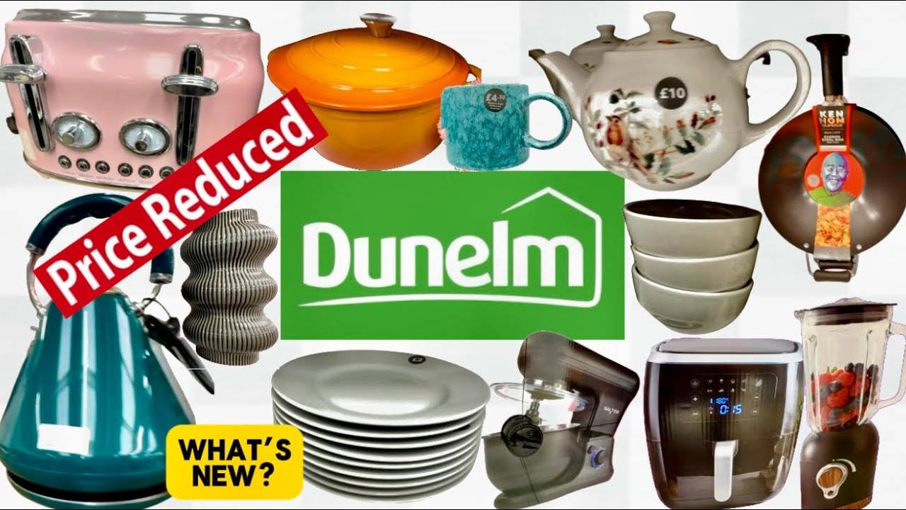 Dunelm Price Reduced 2025 / Kitchen items / Home Decor and Much More . What’s New in Dunelm .