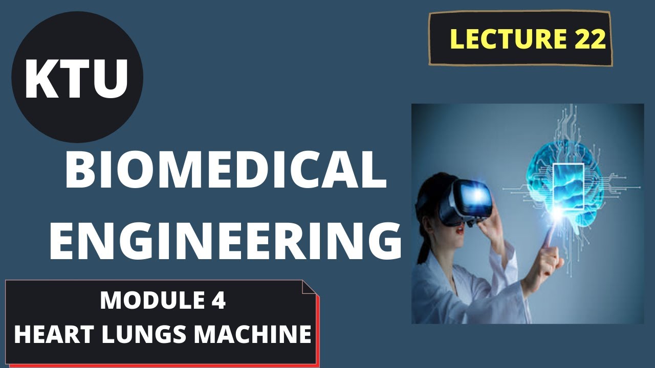 KTU BIOMEDICAL ENGINEERING || EC365 || MODULE 4 || LECT 22 || Heart lungs machine