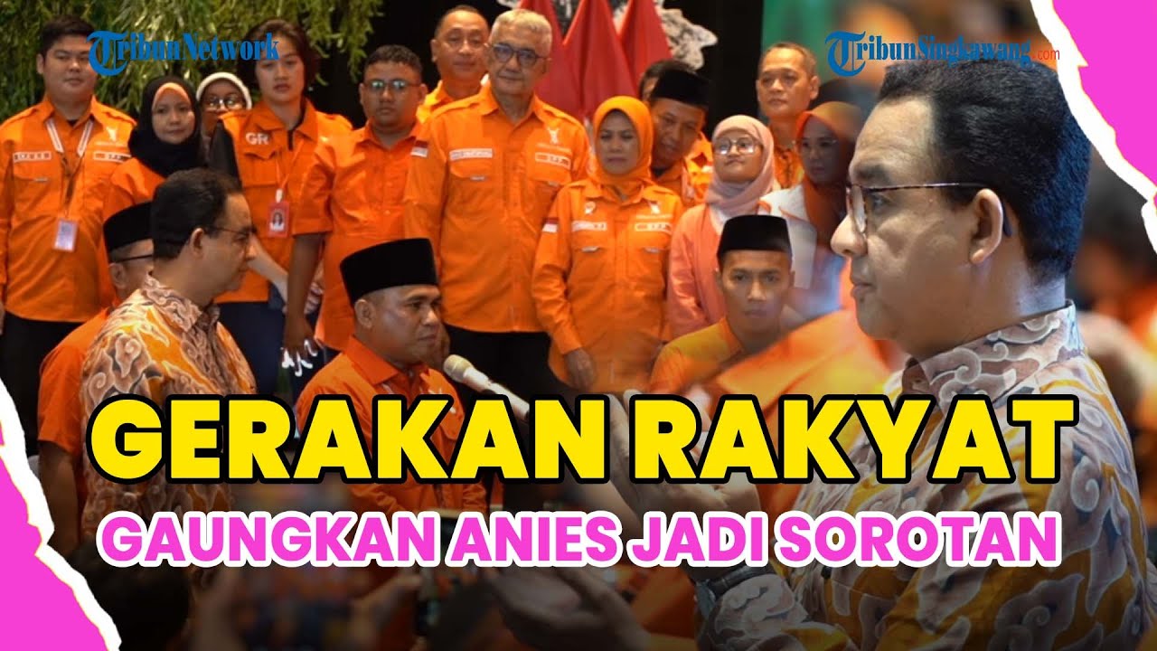 ®️🔴 GERAKAN RAKYAT JADI PARTAI❗PAKAR SEBUT TAK DIPILIH PUBLIK JIKA SEKADAR GAUNGKAN ANIES BASWEDAN