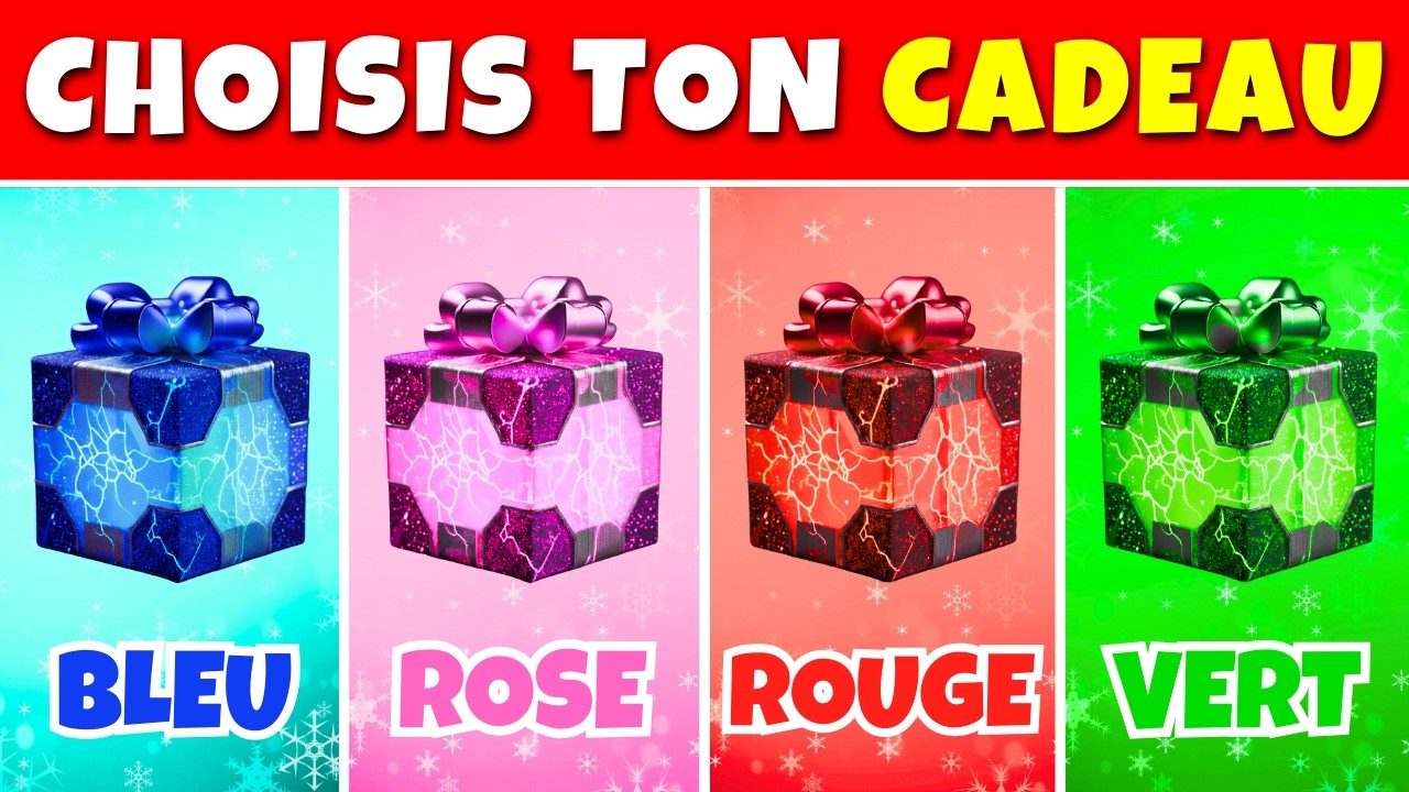 Choisis Ton Cadeau 4 🎁🌈 Cadeau Surprise! || 4 Boîtes Cadeaux || Quiz Cadeau