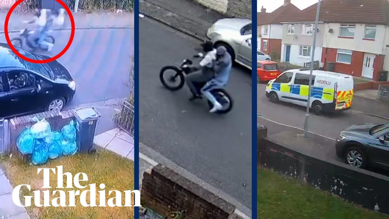 Mapping out the Cardiff electric motorbike police chase through CCTV – video timeline