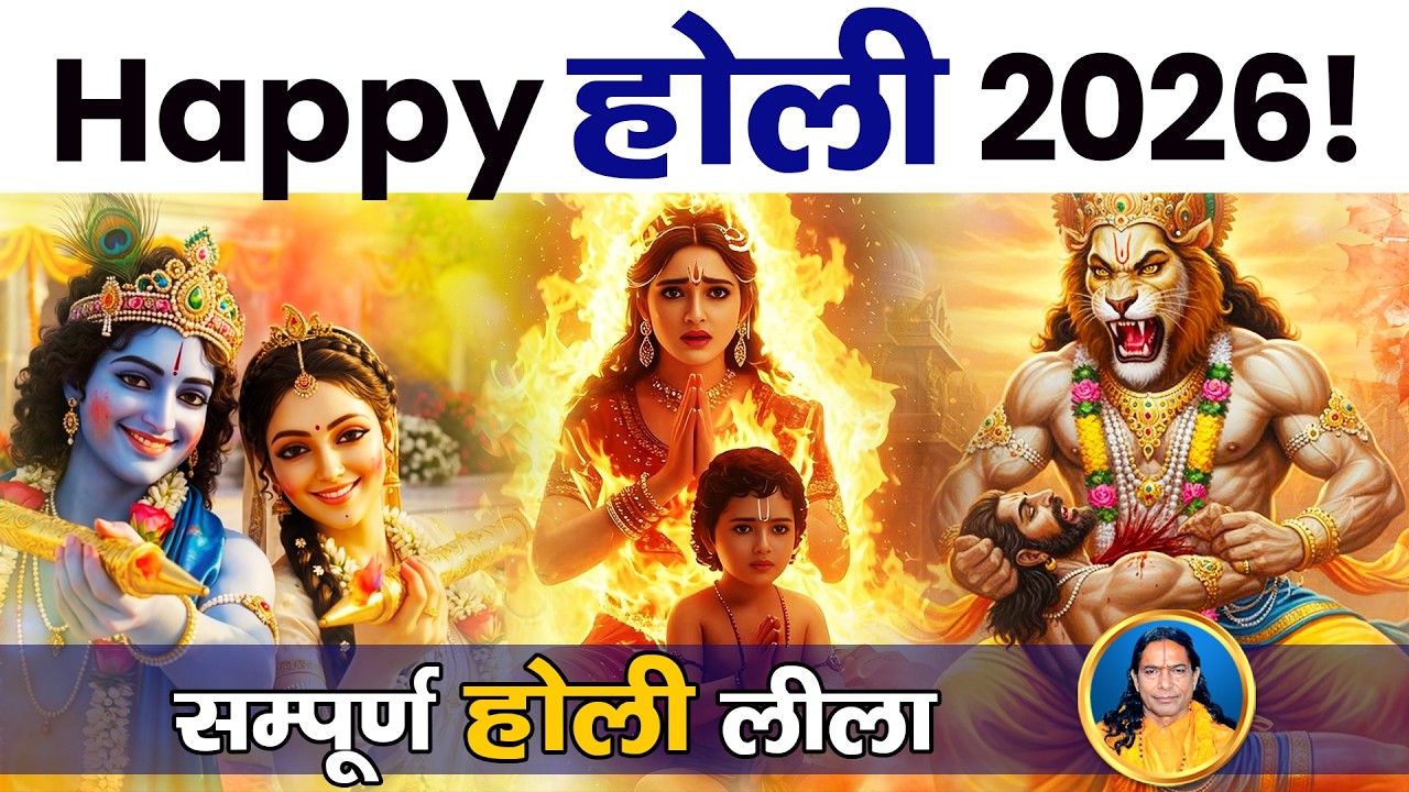 🙏 Happy होली 2026 - जानें होली लीला के अनसुने रहस्य || Jagadguru Kripalu Ji Pravachan