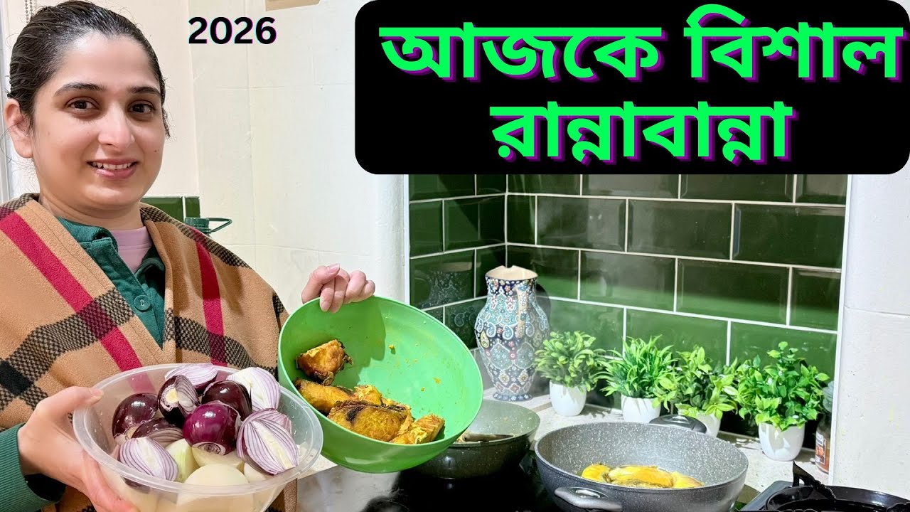 বিশাল রান্নাবান্না করলাম, এমনকি বন্ধু এসেও রান্নায় সাহায্য করলো।|JF DISHA VLOGS||Bengali Cooking|