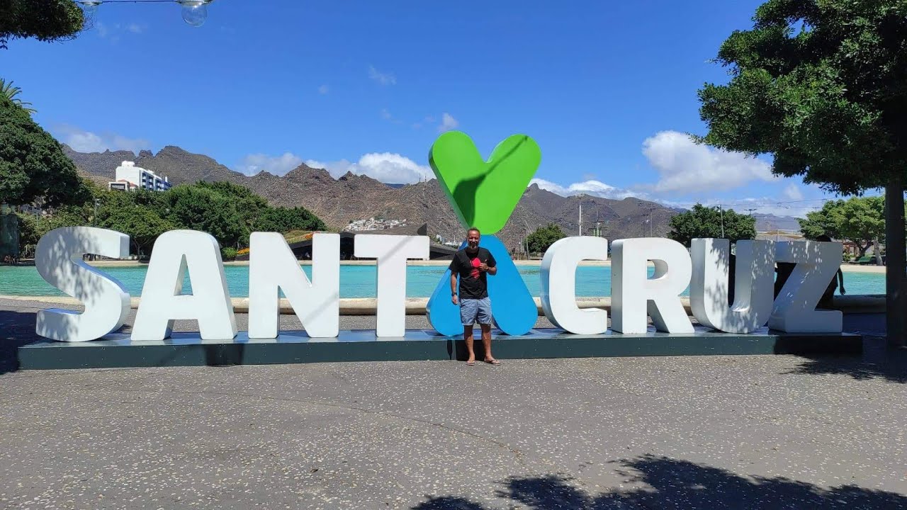 جولة في مدينة santa cruz في تناريفي الإسبانية !!يوميات تونسي في الغربة