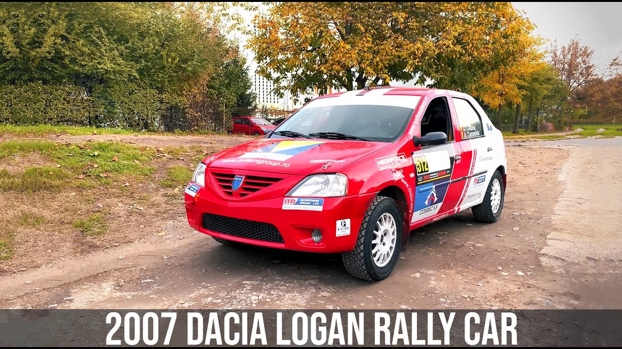 2007 Dacia LOGAN Rally Car - CLOSE-UP & ONBOARD/POV Driving