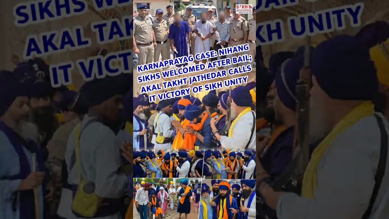 Karnaprayag Case: Nihang Sikhs Welcomed After Bail; Jathedar Calls It Victory of Sikh Unity