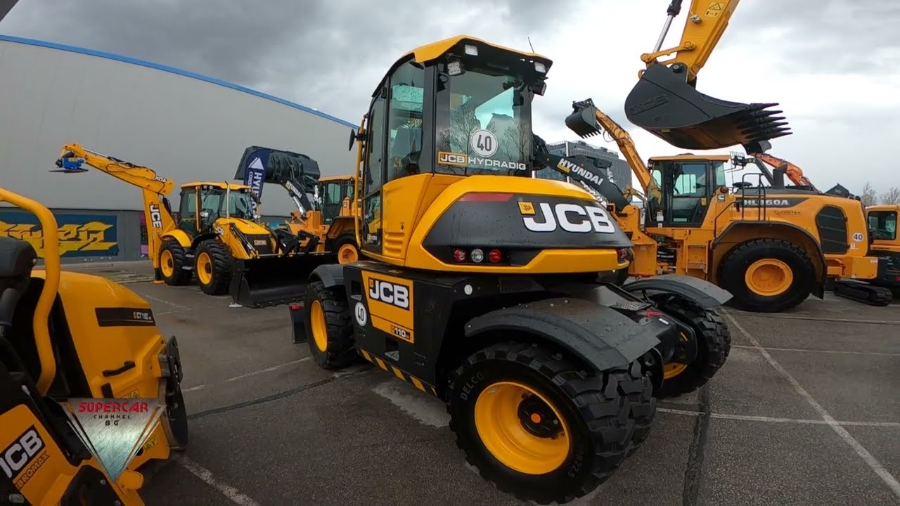 2022 JCB Hydradig 110W Walkaround ATEST Expo IEC