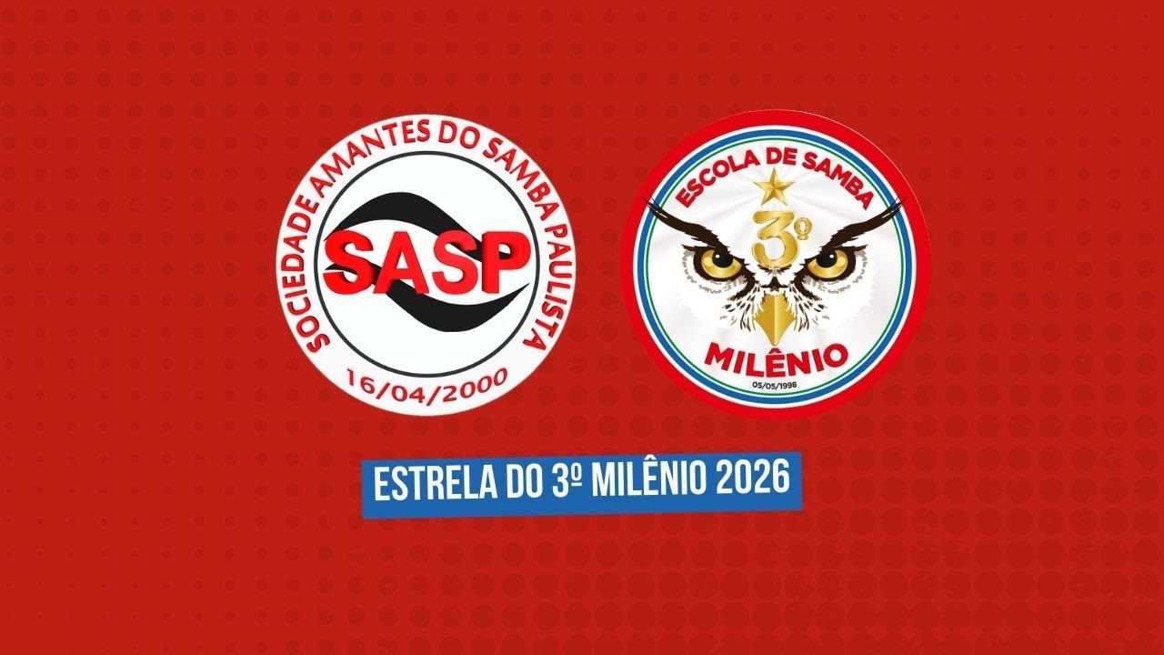 SASP Carnaval 2026 | Ouça o samba-enredo da Estrela do 3º Milênio
