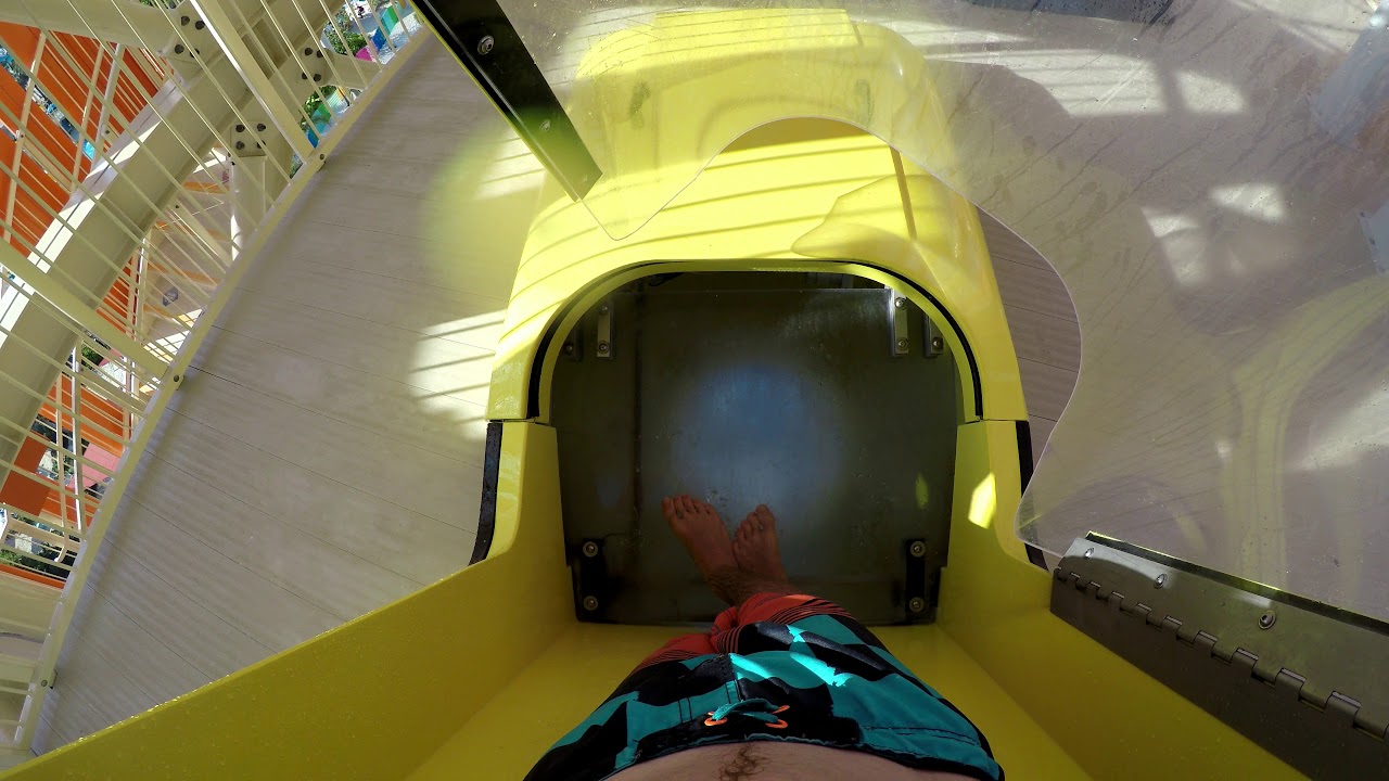 Dueling Demons Yellow Slide Thrill Waterpark Coco Cay