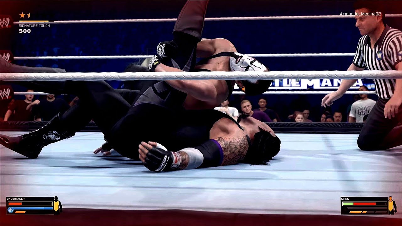 Classic WWE Wrestlemania 27 Sting vs. Undertaker