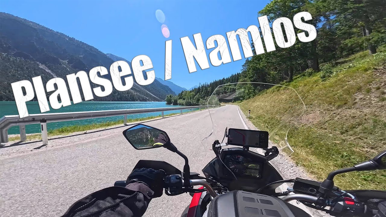 Ausflug ins Ammergebirge, Plansee und durchs Namlos - Suzuki V-Strom 650 XT Motovlog