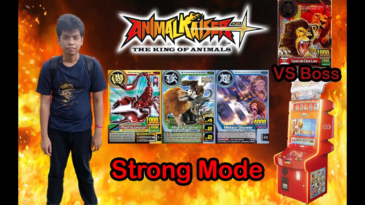 Animal Kaiser Plus - Red Scorpion Strong Mode VS Boss Special Ops Leo