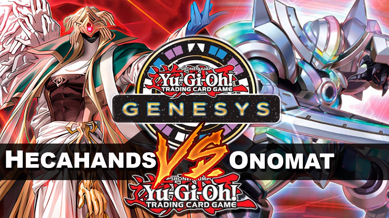 YuGiOh! Genesys - Hecahands Vs Onomat Mathmech | Surubão de Rank 4