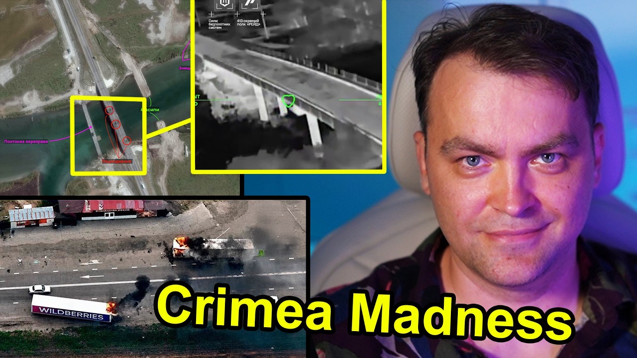 Update from Ukraine | Awesome! Crimea Brutal Situation: Bridges are Cut! Trucks Hit!