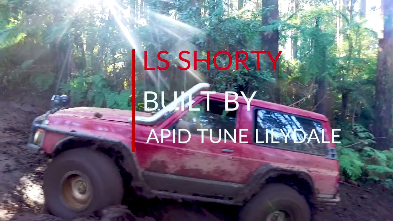 LS V8 SWB Patrol hill climb - Toolangi State Forrest Vic -