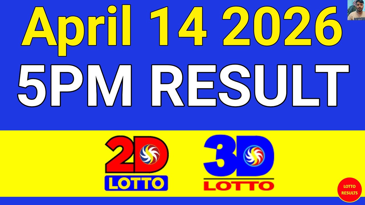 5PM Lotto Result Today April 14 2025 | Swertres EZ2 #3Dlotto
