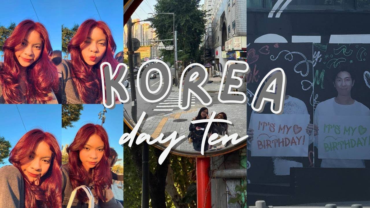 korea day 10 🇰🇷 || hybe , hyundai mall , han river (banpo)