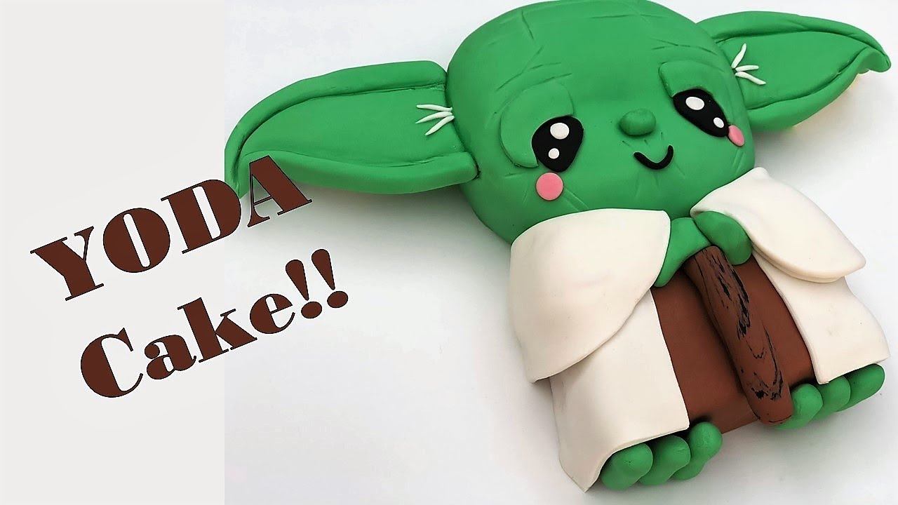 The BEST Star Wars LAST JEDI YODA cake!