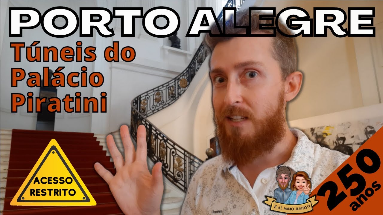 [POA 250 anos] Segredos de Porto Alegre – Túneis secretos do Palácio Piratini [E aí, vamo junto?]