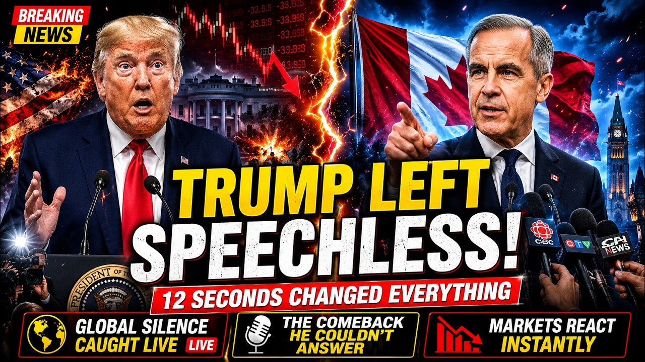 Trump Left Speechless for 11 Seconds After Carney&rsquo;s Response Went Viral