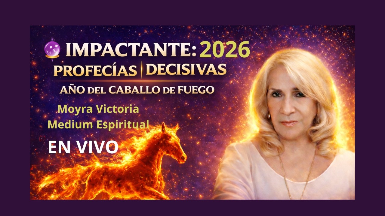 🔮👏IMPACTANTE 2026- PROFECIAS DECISIVAS AÑO DEL CABALLO DE FUEGO |  Moyra Victoria Medium Espiritual