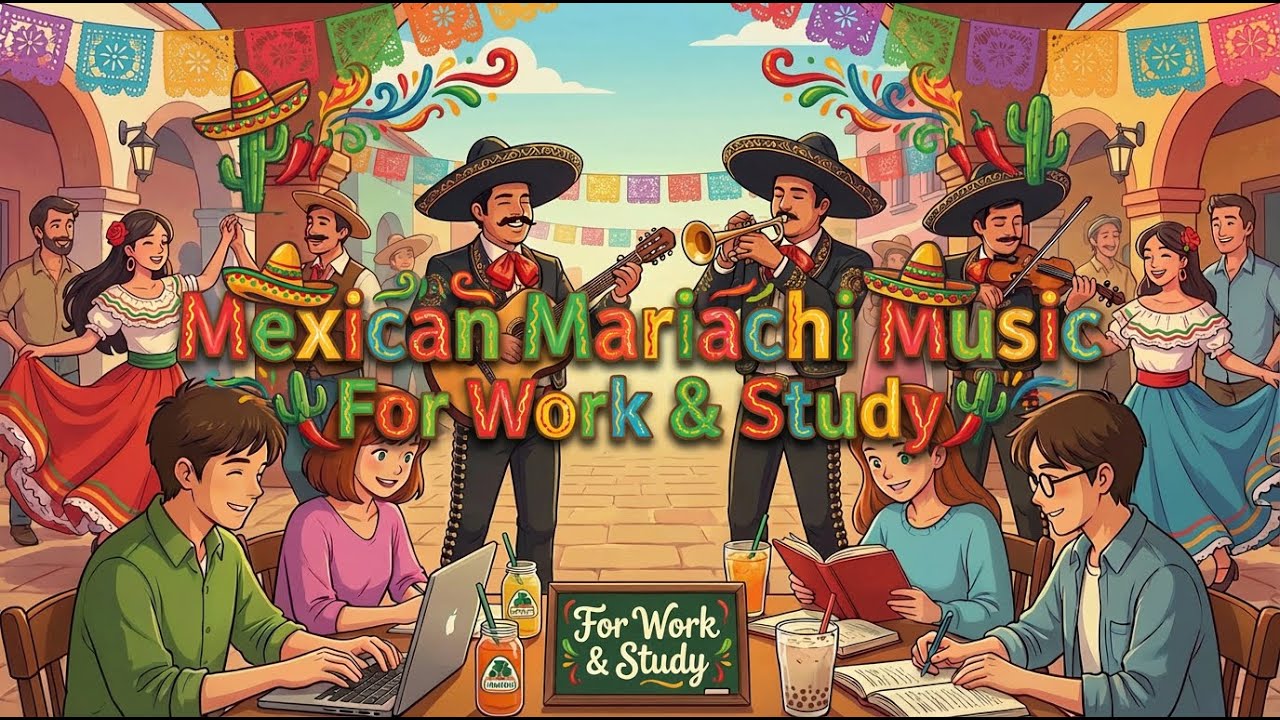 🇲🇽 Mariachi Music for Work & Study 🎵 Happy Instrumental Background Music #1