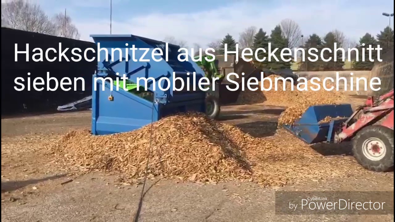 Hackschnitzel sieben 2018