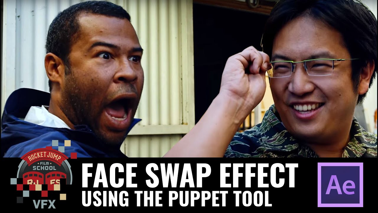 Face Swap Effect: Using the Puppet Tool in AE