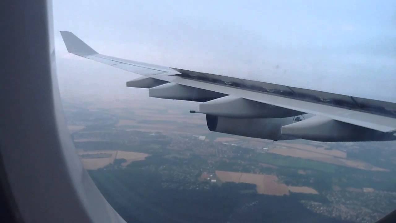 Airbus A340-300 Air France landing at Paris Orly
