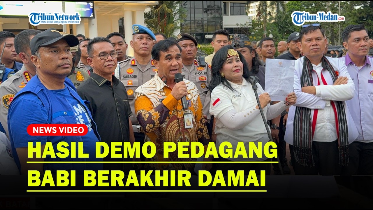 HASIL DEMO Pedagang Babi Berujung Damai, SE akan Disempurnakan Kita Janji Jaga Kebersihan