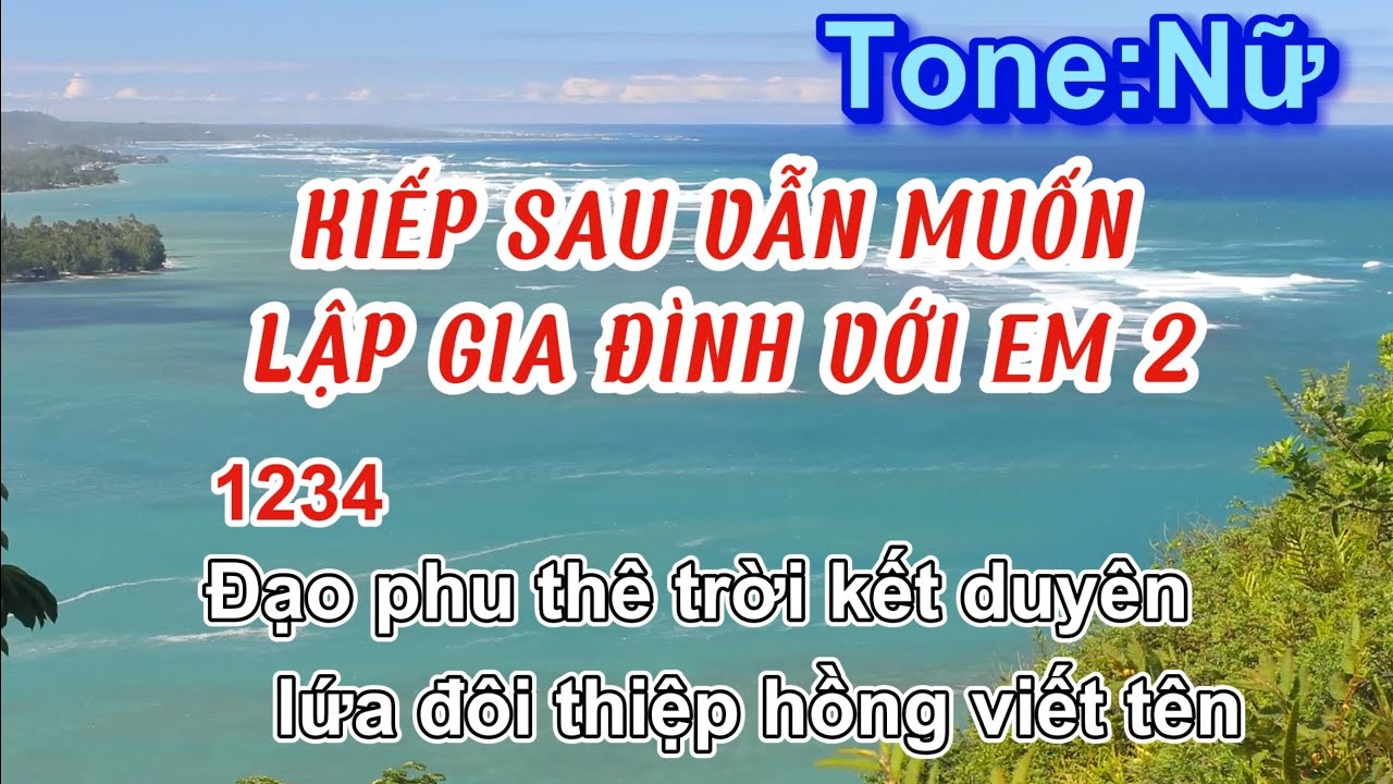 ĐẠO PHU THÊ | đạo phu thê trời kết duyên | karaoke