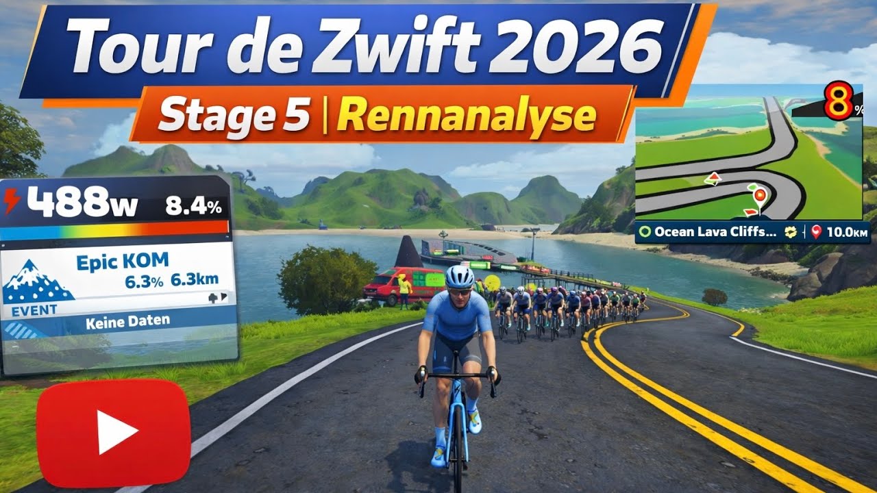 Tour de Zwift 2026 | Stage 5 | Rennanalye