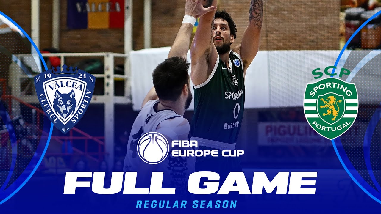 Regular Season | CS Valcea 1924 v Sporting CP | Full Basketball Game | FIBA Europe Cup 2025-26