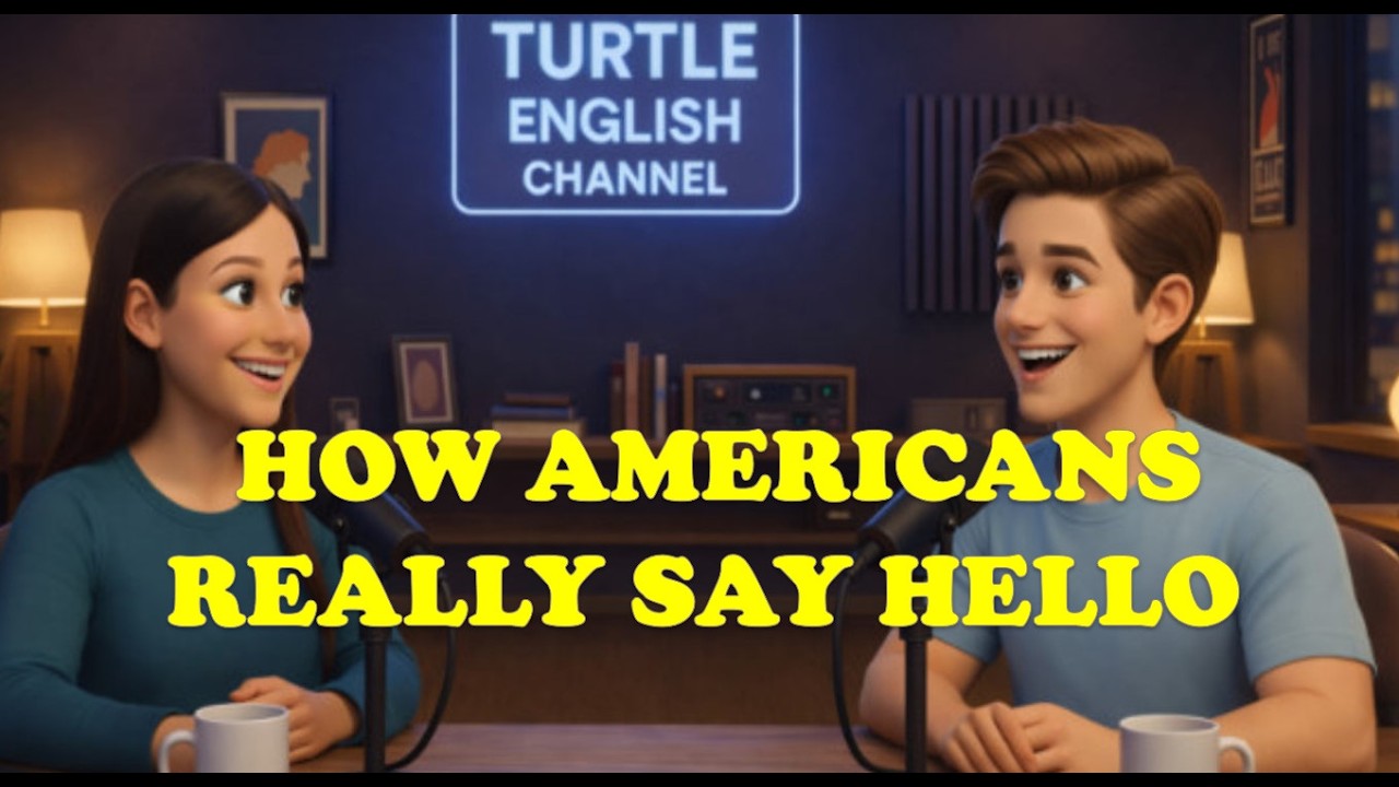 How Americans Say Hello | Real American English Conversation Podcast (Easy Listening Practice)