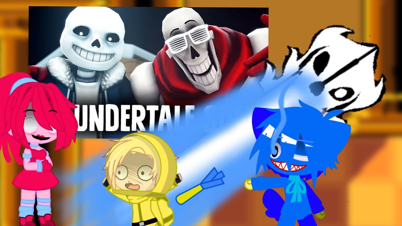 Poppy Playtime react to Undertale song part 1 //Undertale //my au // gacha Club