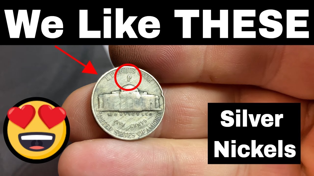 I Found Silver Nickels Coin Roll Hunting - Nickel Hunt and Fill