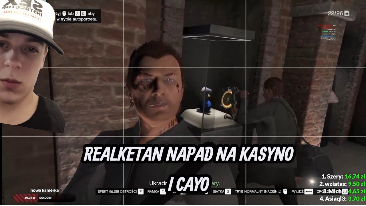 STREAMEK Z GTA ROBIE CAYO I KASYNO